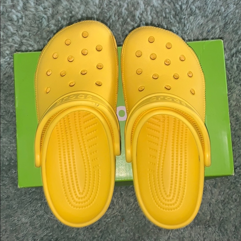 Yellow Crocs